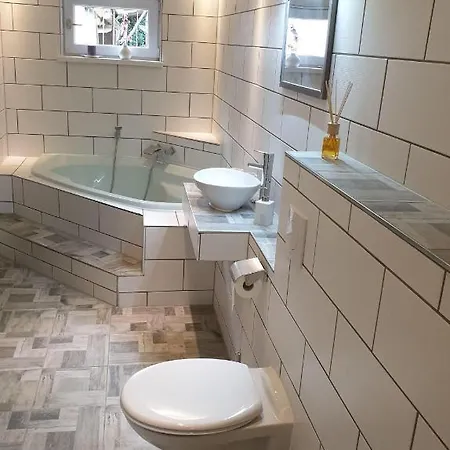 公寓 Saechsische-schweiz-ferienhaus-wohnung-1-mit-elbblick-sauna-und-kamin *