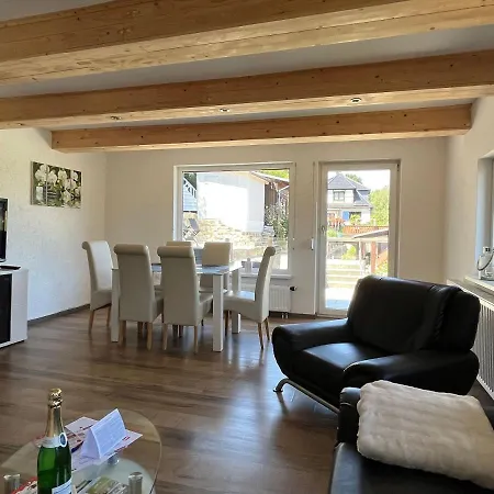 Apartment Saechsische-schweiz-ferienhaus-wohnung-1-mit-elbblick-sauna-und-kamin *