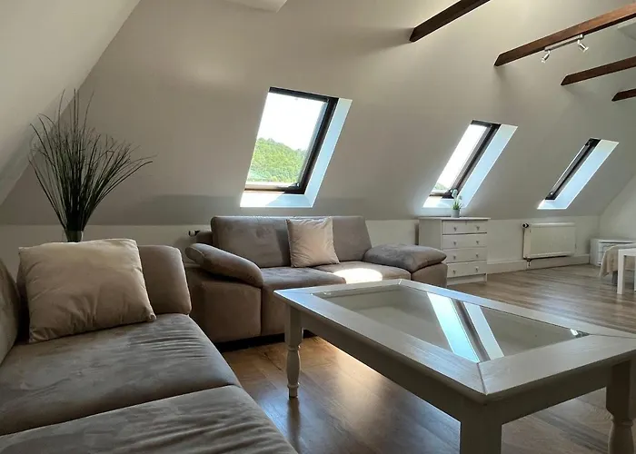 شقة Saechsische-schweiz-ferienhaus-wohnung-1-mit-elbblick-sauna-und-kamin كونيجشتاين آن دير إلب